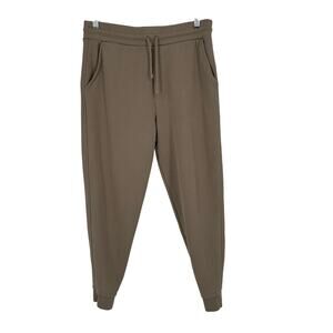 Mott & Bow The French Terry Sweatpants Hooper Khaki Joggers Small
